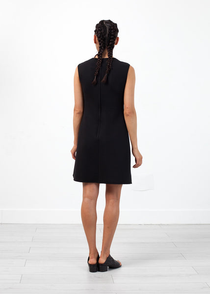 Proj Fabrik - Neoprene Flower Dress in Black image thumbnail