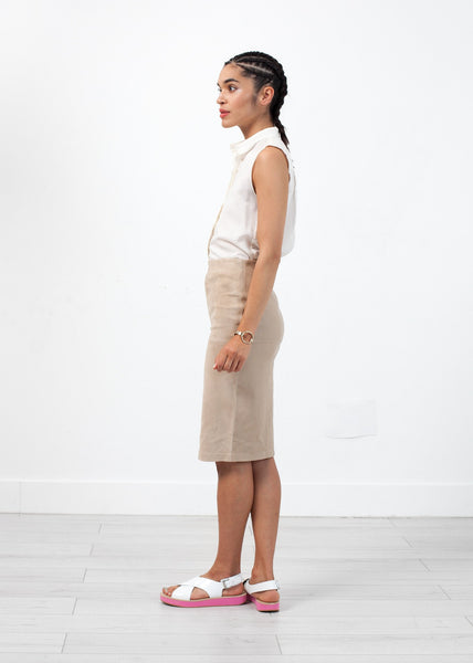 Proj Fabrik - Floridia Leather Skirt image thumbnail