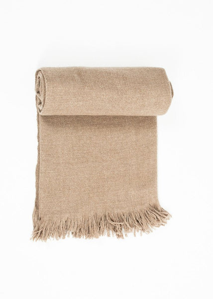Proj Fabrik - Cashmere Tassel Blanket in Brown image thumbnail