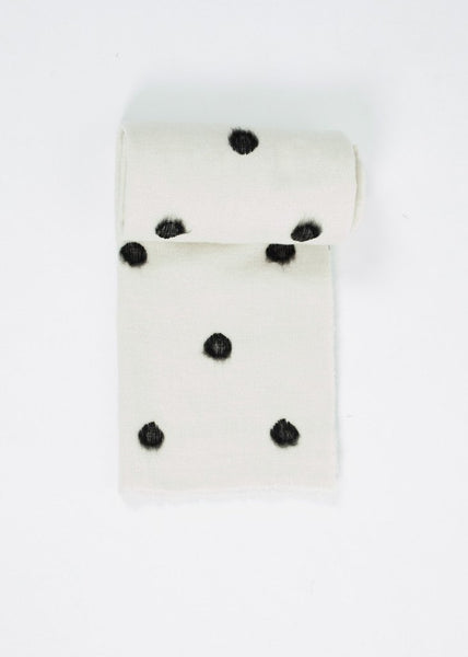 Proj Fabrik - Cashmere Dot Shawl in Black/White image thumbnail