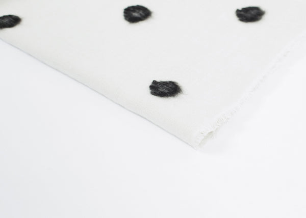 Proj Fabrik - Cashmere Dot Shawl in Black/White image thumbnail
