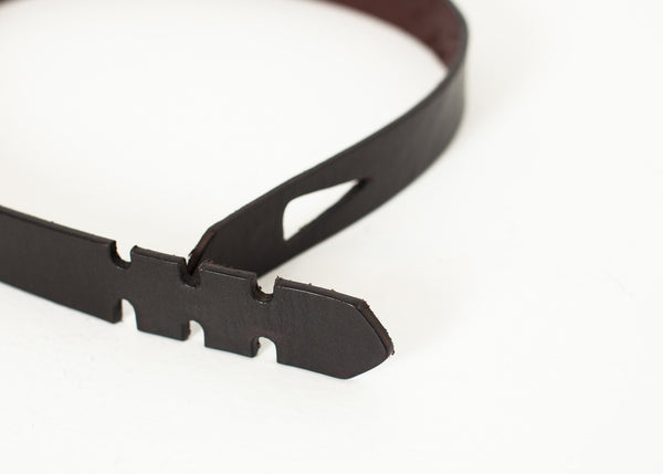Proj Fabrik - Buckle-less Belt in Black image thumbnail