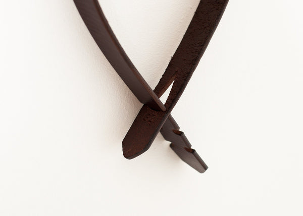 Proj Fabrik - Buckle-less Belt in Brown image thumbnail