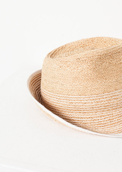 Proj Fabrik - Washboard Hat in Straw/White image thumbnail