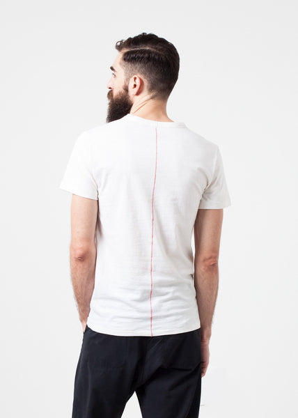 Proj Fabrik - Comfort Tee in White Wool Blend image thumbnail
