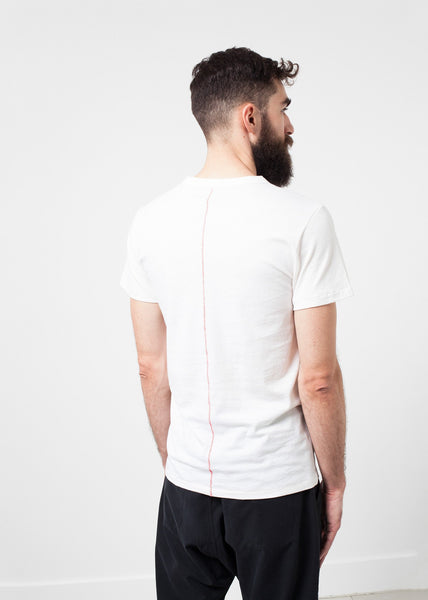 Proj Fabrik - Comfort Tee in White Wool Blend image thumbnail