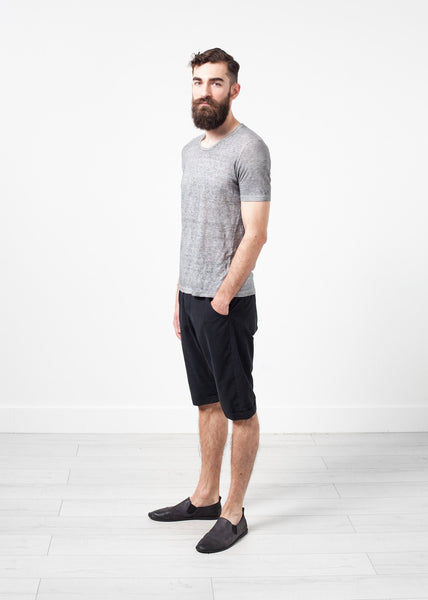 Proj Fabrik - Linen T-shirt in Dolphin image thumbnail