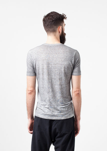 Proj Fabrik - Linen T-shirt in Dolphin image thumbnail