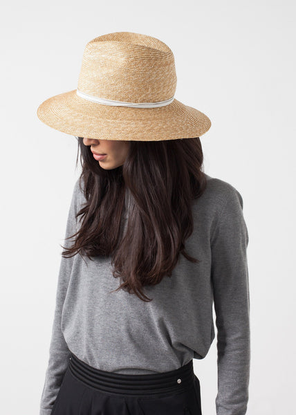 Proj Fabrik - Wrapped Up Hat in Straw/White image thumbnail