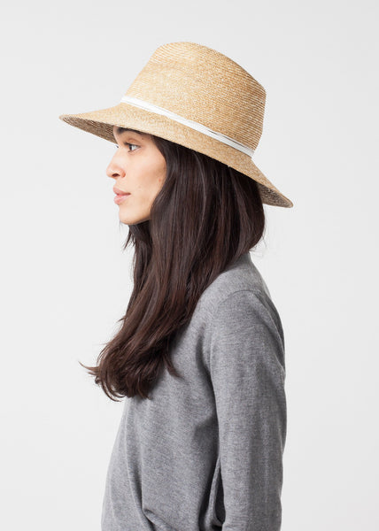 Proj Fabrik - Wrapped Up Hat in Straw/White image thumbnail