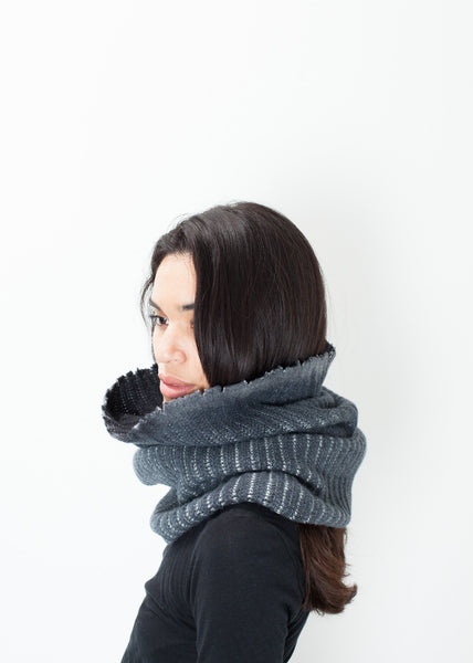 Proj Fabrik - Knit Neck Warmer in Grey image thumbnail