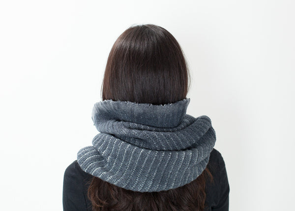 Proj Fabrik - Knit Neck Warmer in Grey image thumbnail