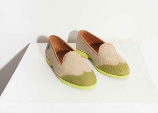 Proj Fabrik - Wingtip Loafer in Lime image thumbnail