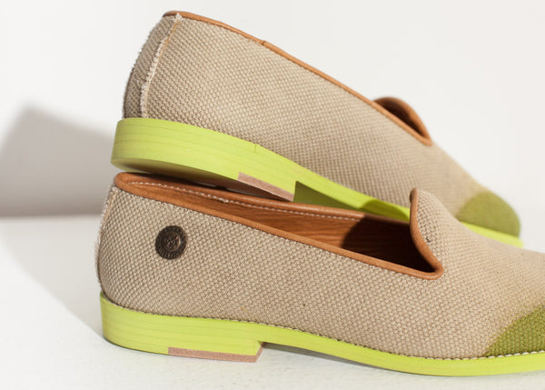 Proj Fabrik - Wingtip Loafer in Lime image thumbnail