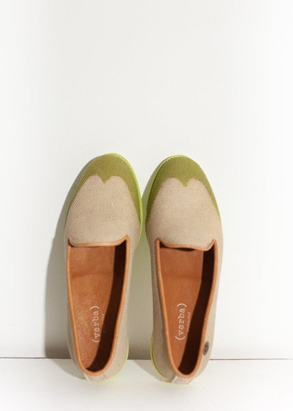 Proj Fabrik - Wingtip Loafer in Lime image thumbnail