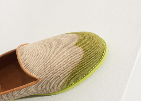 Proj Fabrik - Wingtip Loafer in Lime image thumbnail