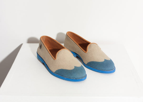 Proj Fabrik - Wingtip Loafer in Blue image thumbnail