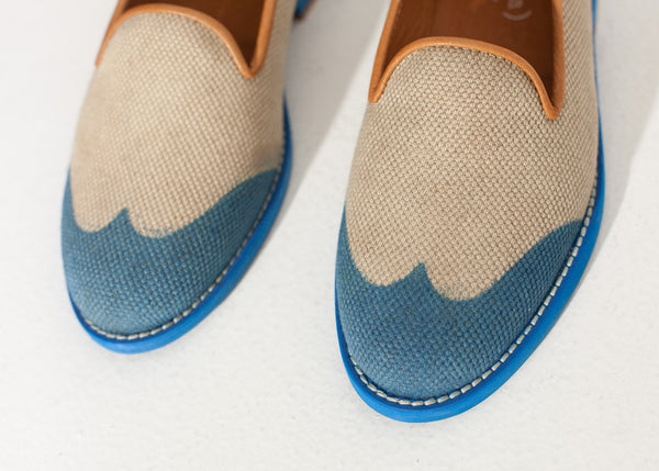 Proj Fabrik - Wingtip Loafer in Blue image thumbnail