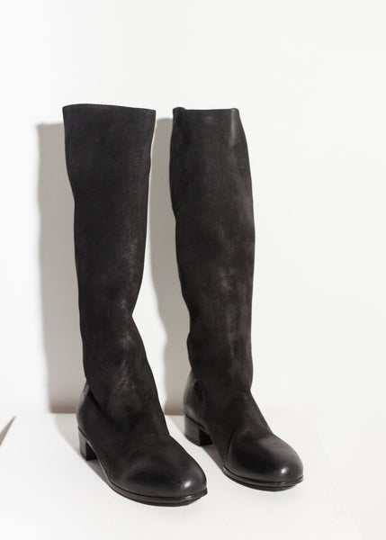 Proj Fabrik - Knee-High Boot in Black image thumbnail