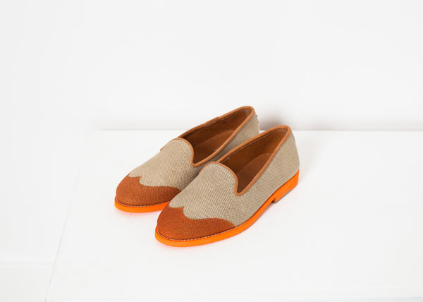Proj Fabrik - Wingtip Loafer in Orange image thumbnail
