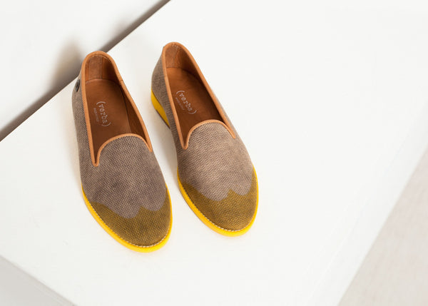 Proj Fabrik - Wingtip Loafer in Yellow image thumbnail