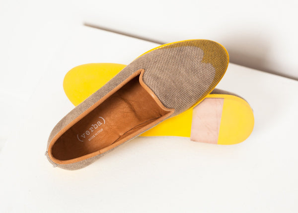 Proj Fabrik - Wingtip Loafer in Yellow image thumbnail