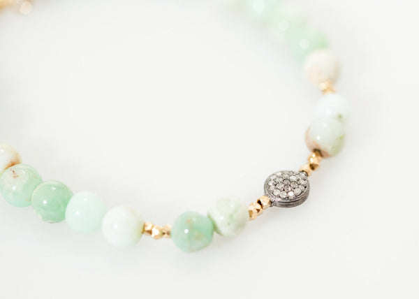 Proj Fabrik - Leopold Bracelet in Green Chrysoprase image thumbnail