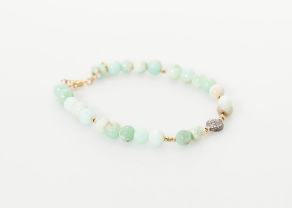 Proj Fabrik - Leopold Bracelet in Green Chrysoprase image thumbnail