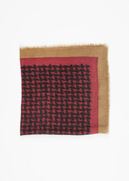 Proj Fabrik - Houndstooth Square in Rouge image thumbnail