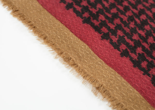 Proj Fabrik - Houndstooth Square in Rouge image thumbnail